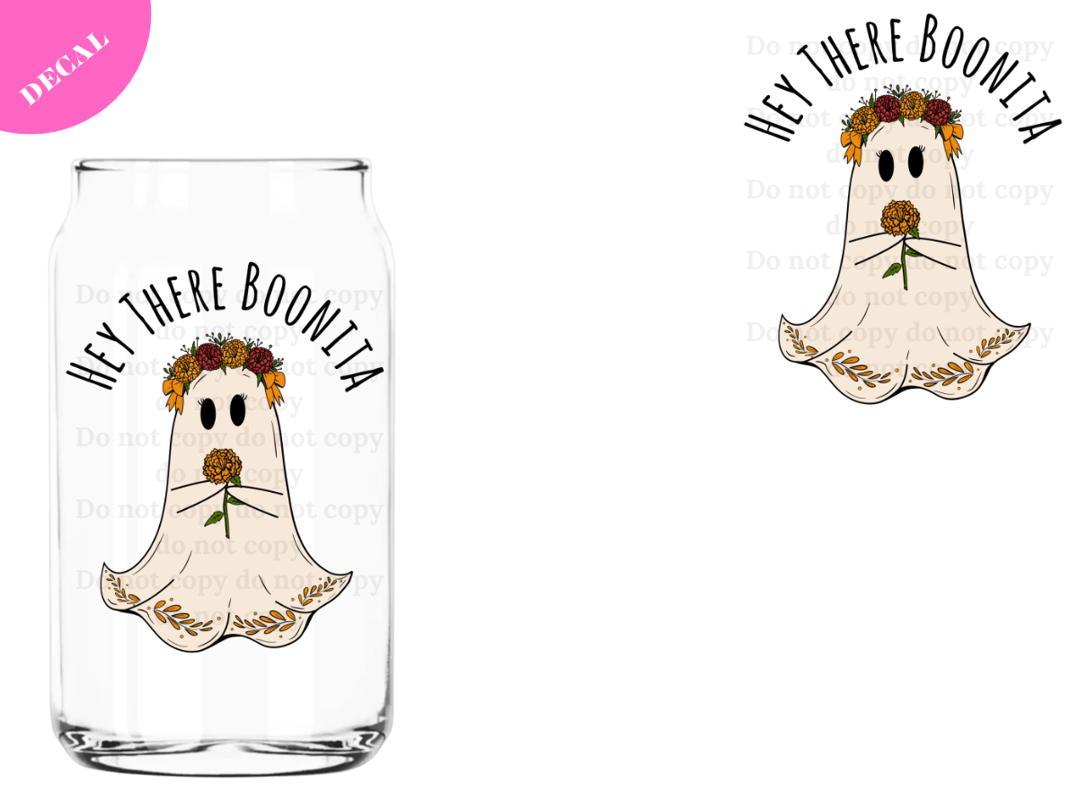Hey There Boonita UV DTF New Decal