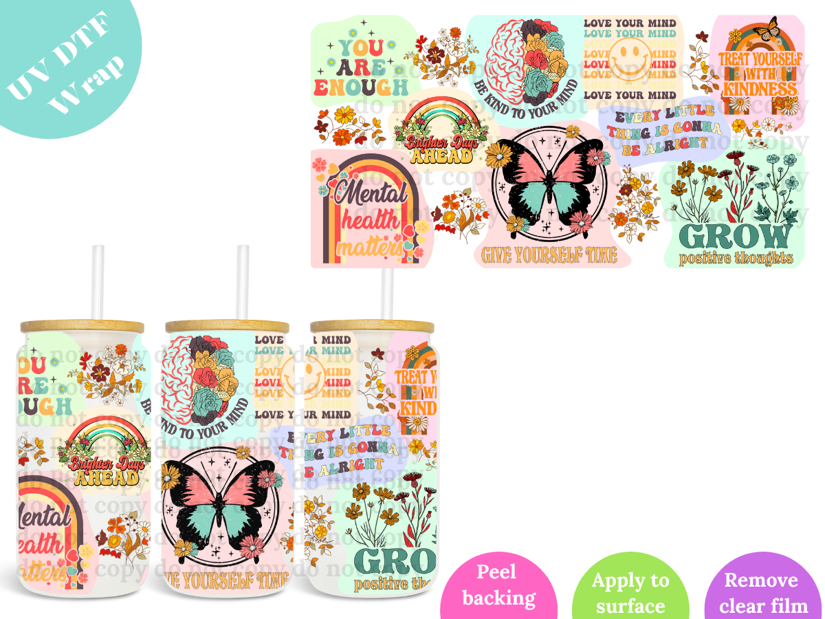 You are enough UV DTF Wrap