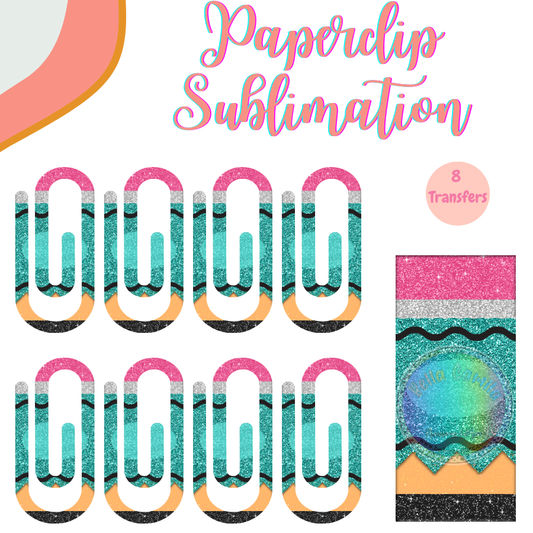 Blue Pencil Crayon **Sublimation Transfer**