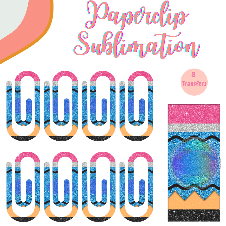 Blue Pencil Crayon **Sublimation Transfer**