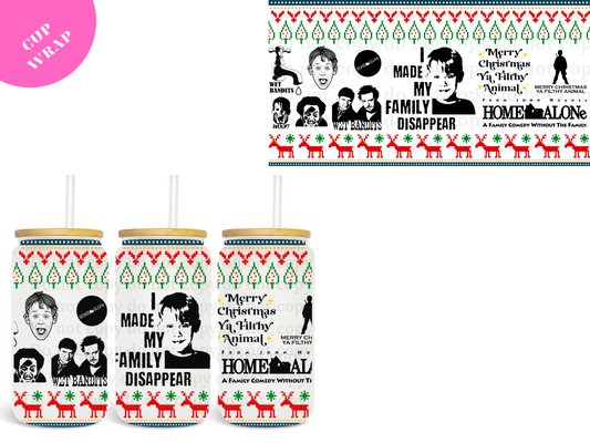 I Made my Family Disapear UV DTF Wrap