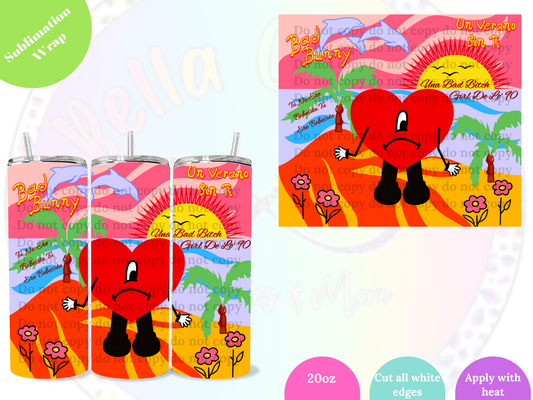 Un Verano Sin Ti 20oz Sublimation Wrap