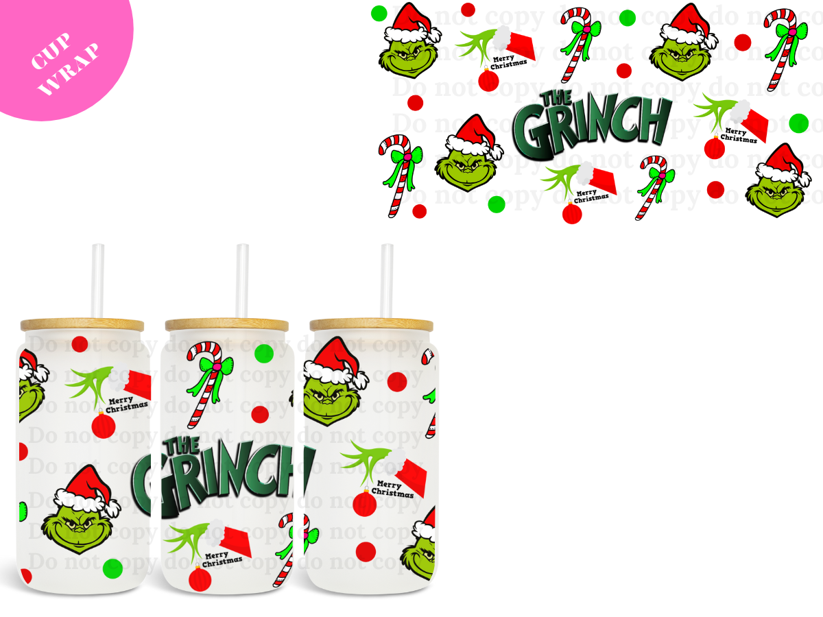 Merry Grinchmas Grinch Sublimation Print - Ready to Press