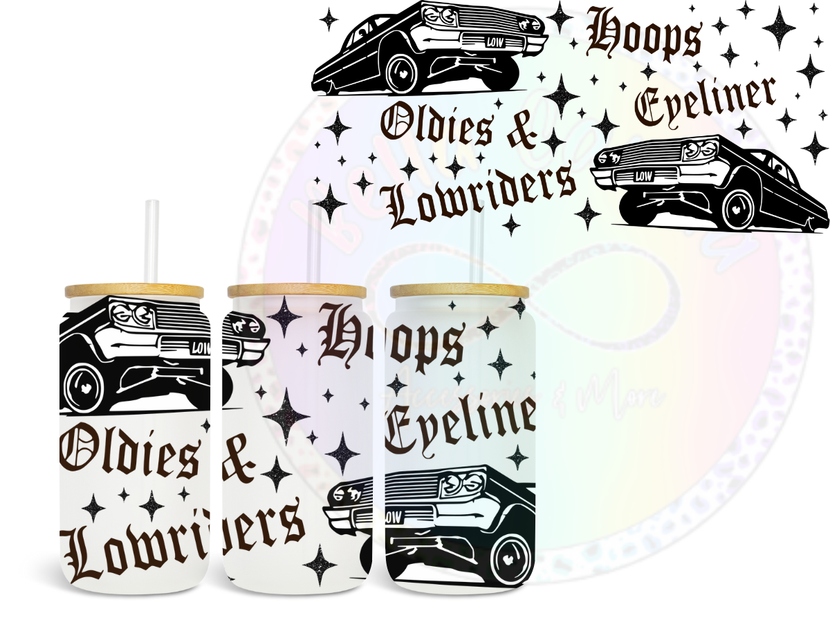 Hoops & Oldies - UV DTF Cup Wrap