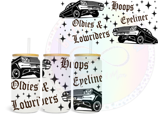 Hoops & Oldies - UV DTF Cup Wrap