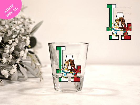 LA UV DTF Shot Decal