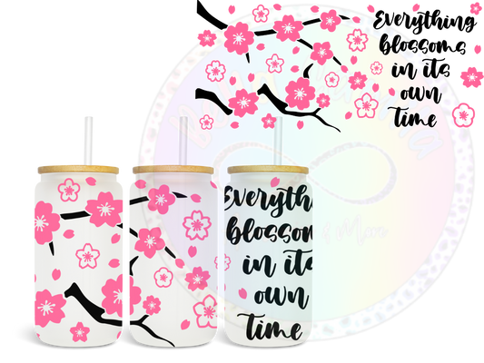 Everything Blossoms - UV DTF Cup Wrap