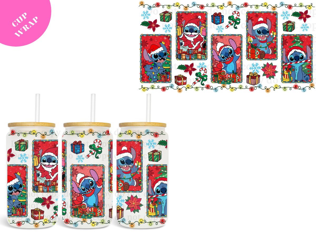 20+ New Hot Nice Christmas Design 3D UV DTF Cup Wrap