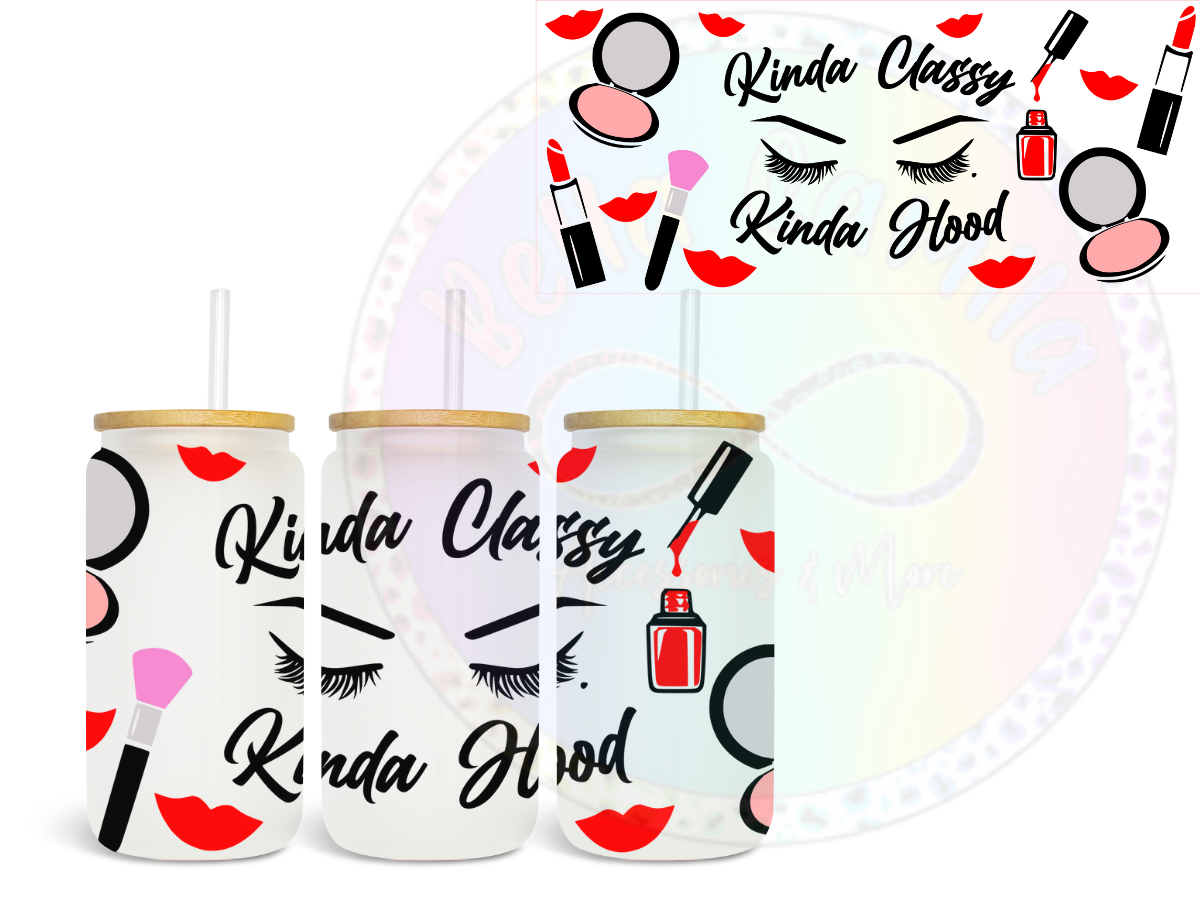 Kinda Classy - UV DTF Cup Wrap
