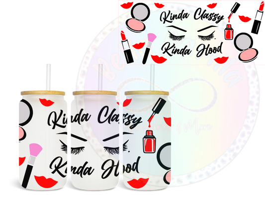 Kinda Classy - UV DTF Cup Wrap