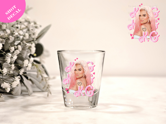 KG UV DTF Shot Decal