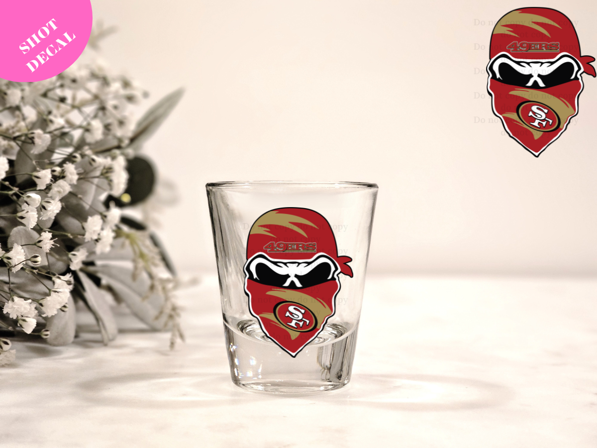 SF #4 UV DTF Shot Decal