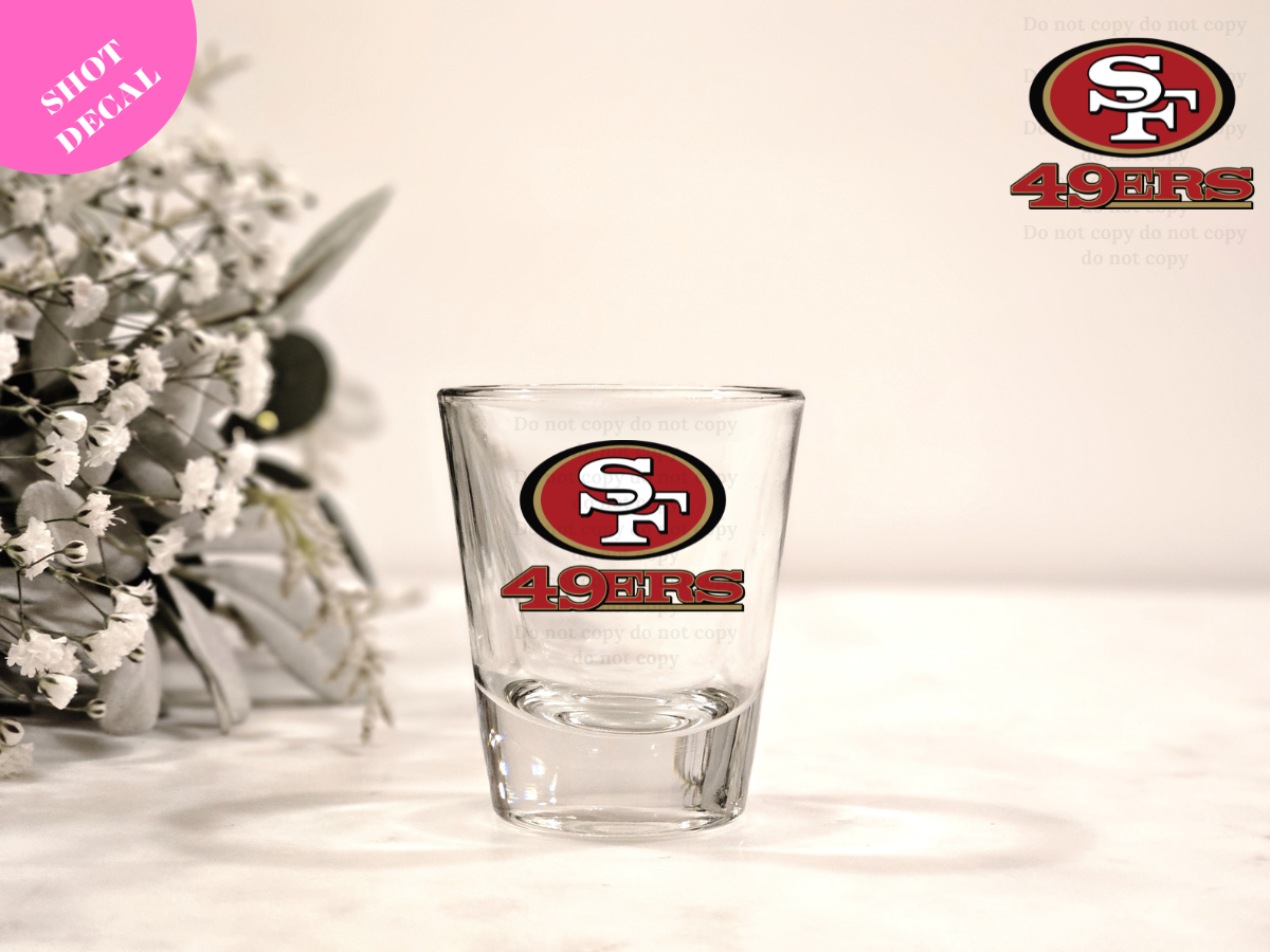 SF #1 UV DTF Shot Decal