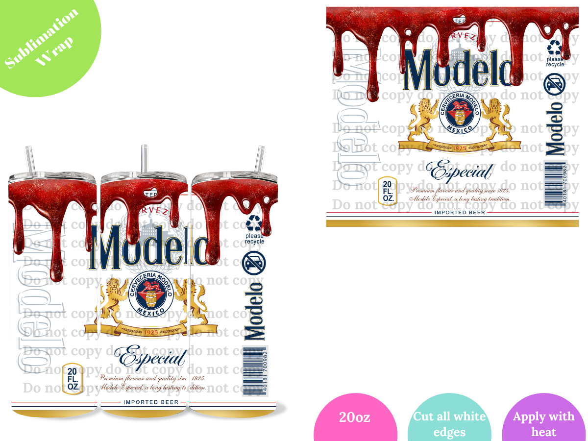 Modelo Drip 20oz Sublimation Wrap