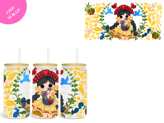 Muneca de Trapo UV DTF Wrap