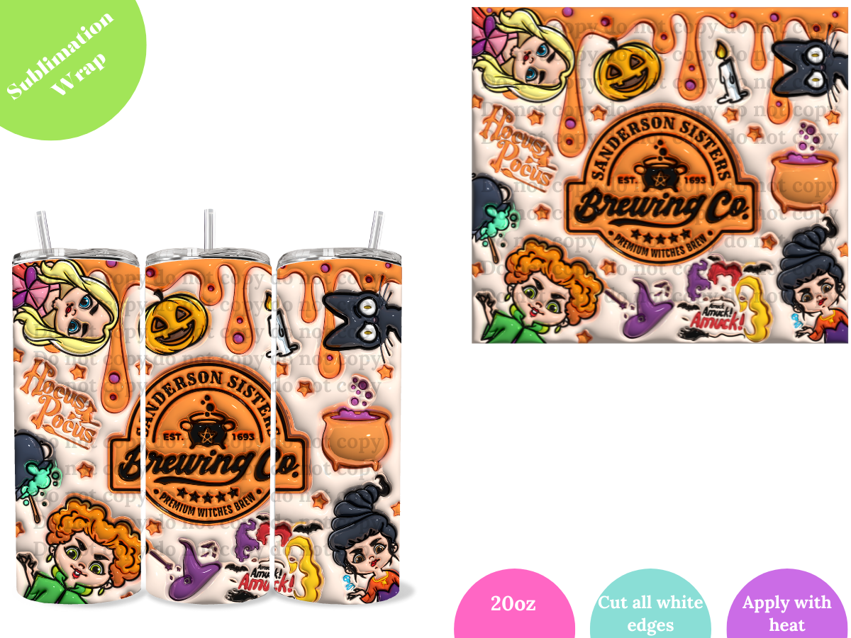 Brewing Co 20oz Sublimation Wrap