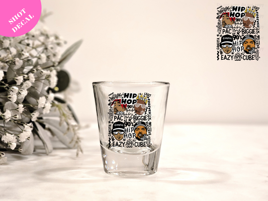 Hip Hop UV DTF Shot Decal