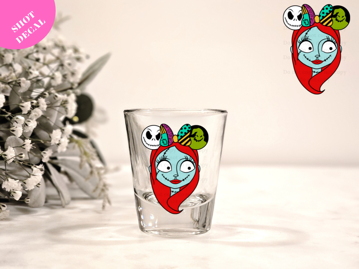 Sally UV DTF Shot Decal