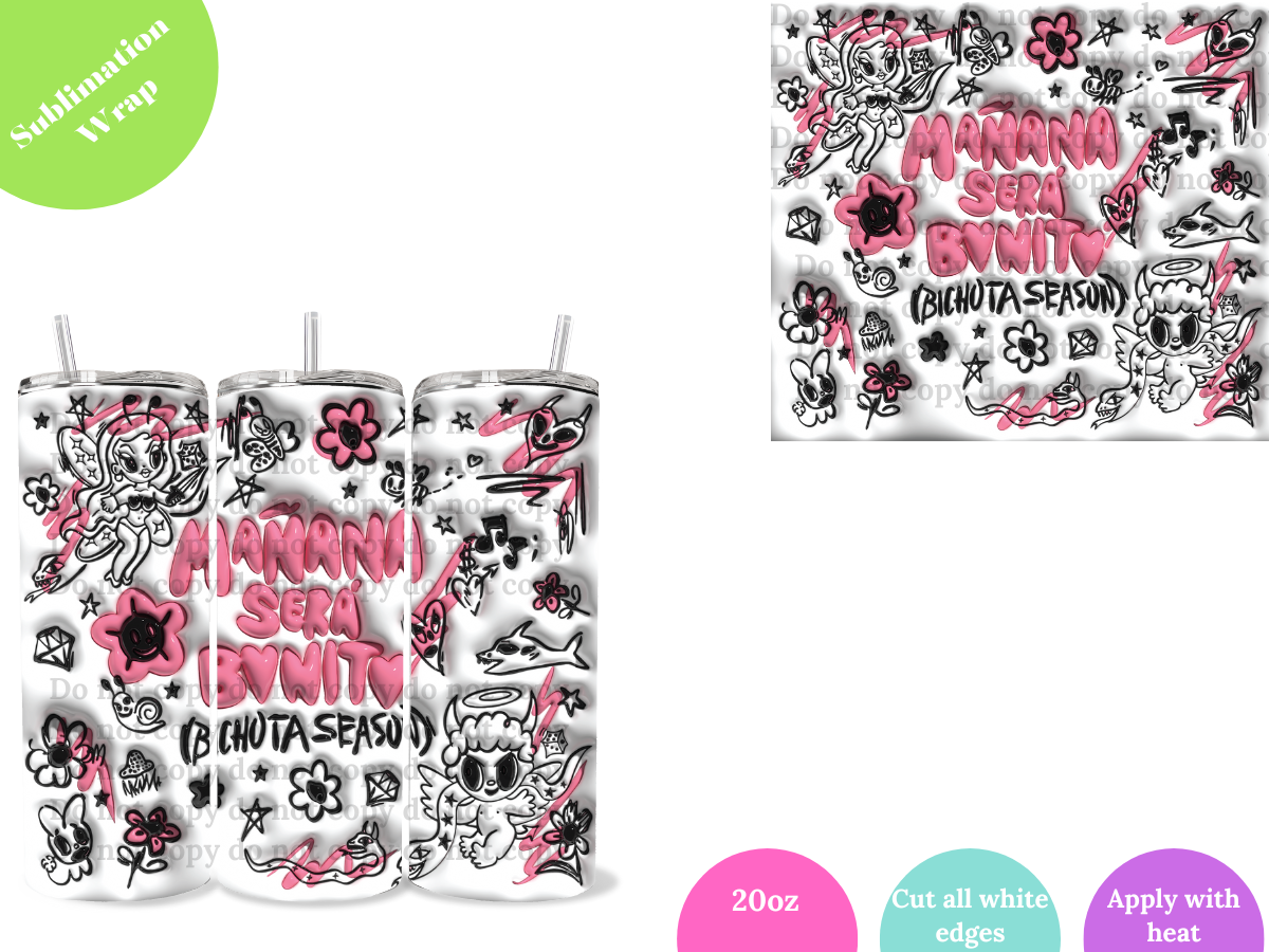 Bichota # 13 Sublimation Wrap