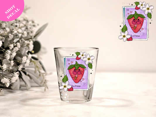 La Fresa UV DTF Shot Decal