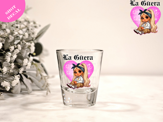 La Guera UV DTF Shot Decal