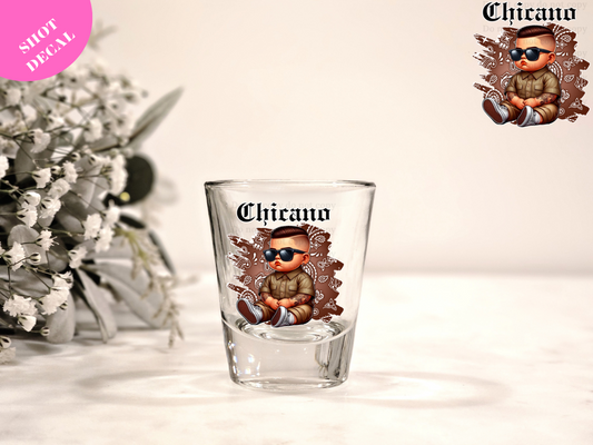 Chicano (young) UV DTF Shot Decal