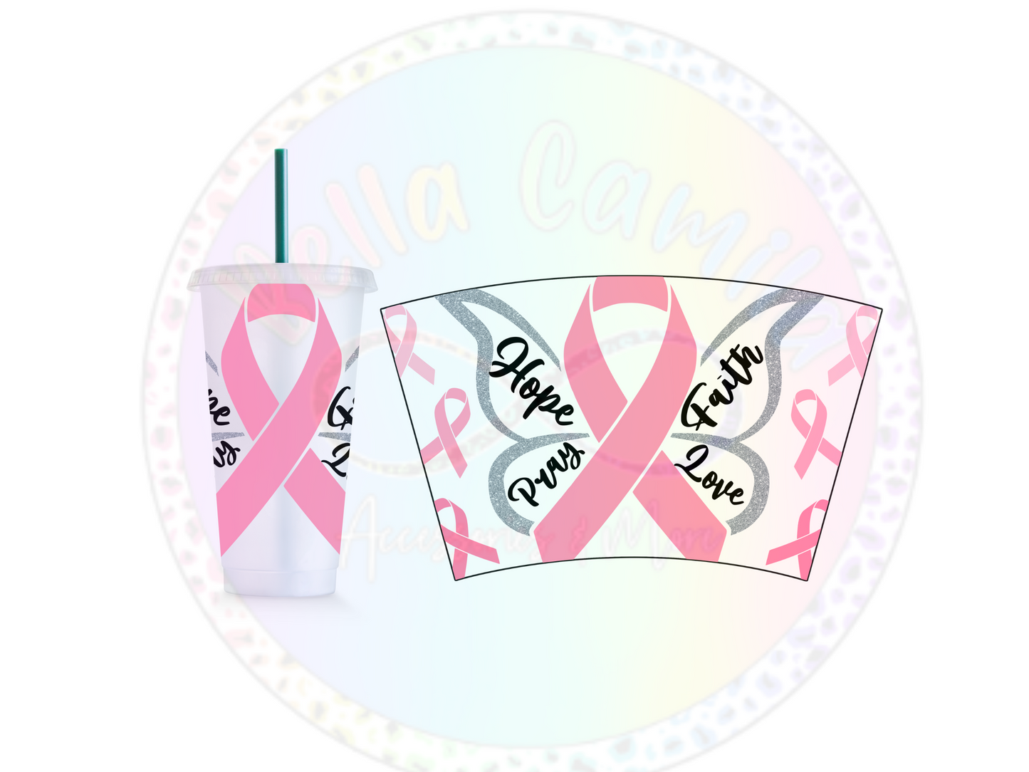 Hope - 24oz UV DTF Cup Wrap