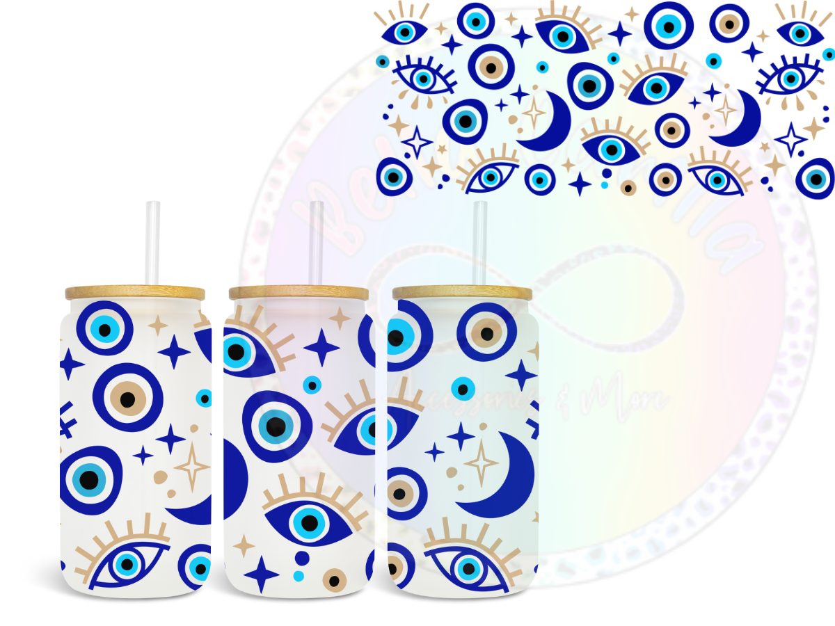 Evil Eye - UV DTF Cup Wrap