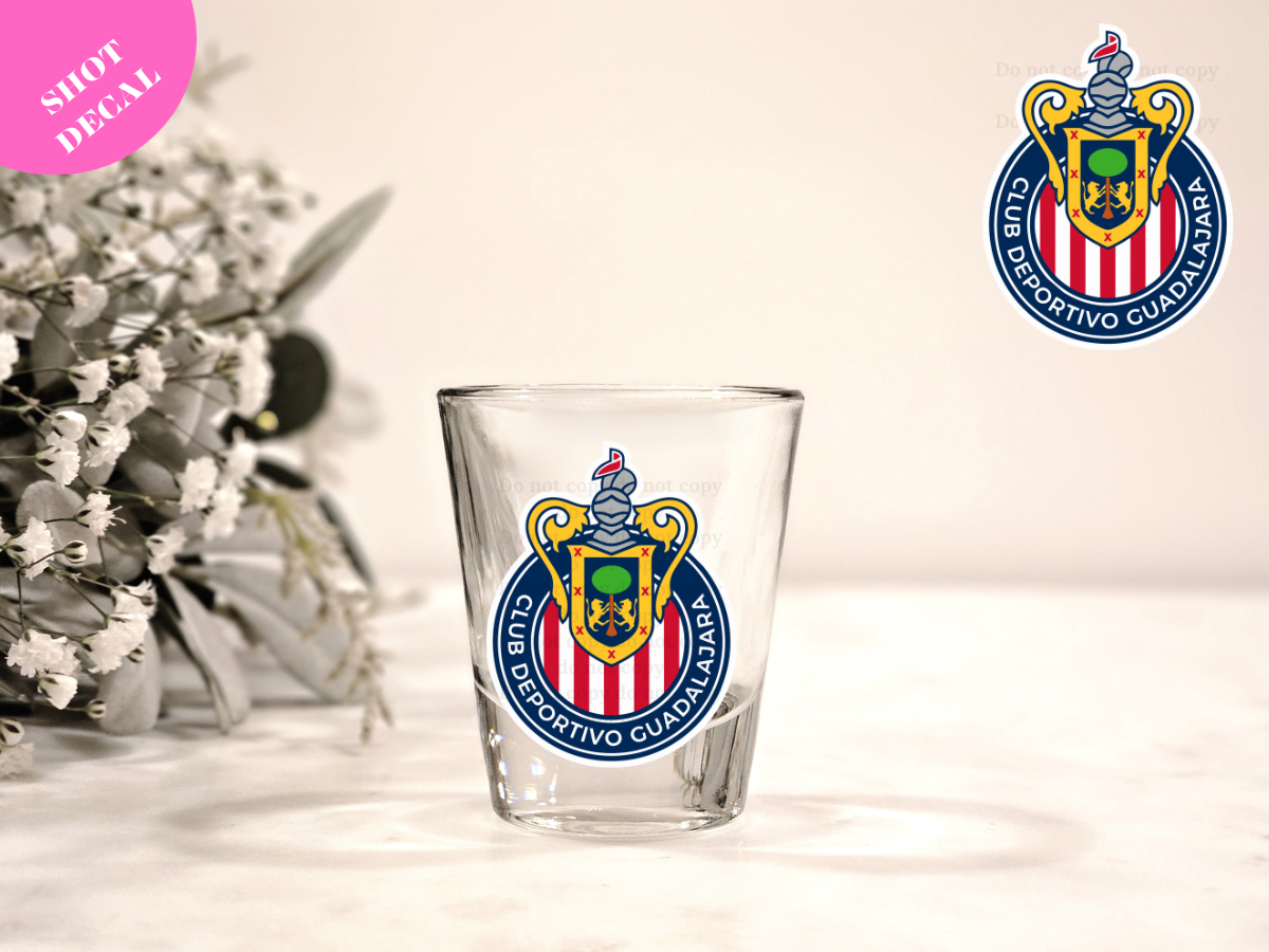 Chivas UV DTF Shot Decal