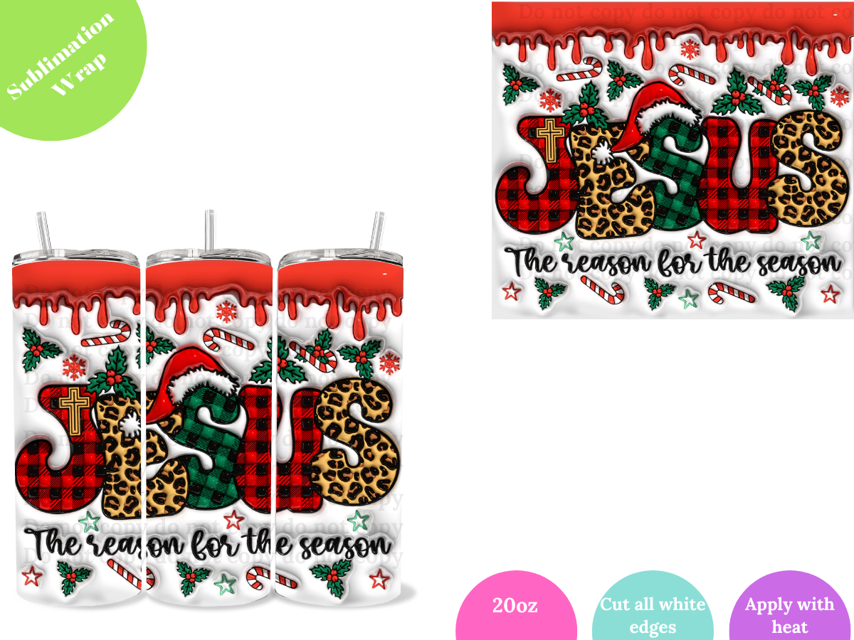 Jesus **20oz Sublimation Wrap**