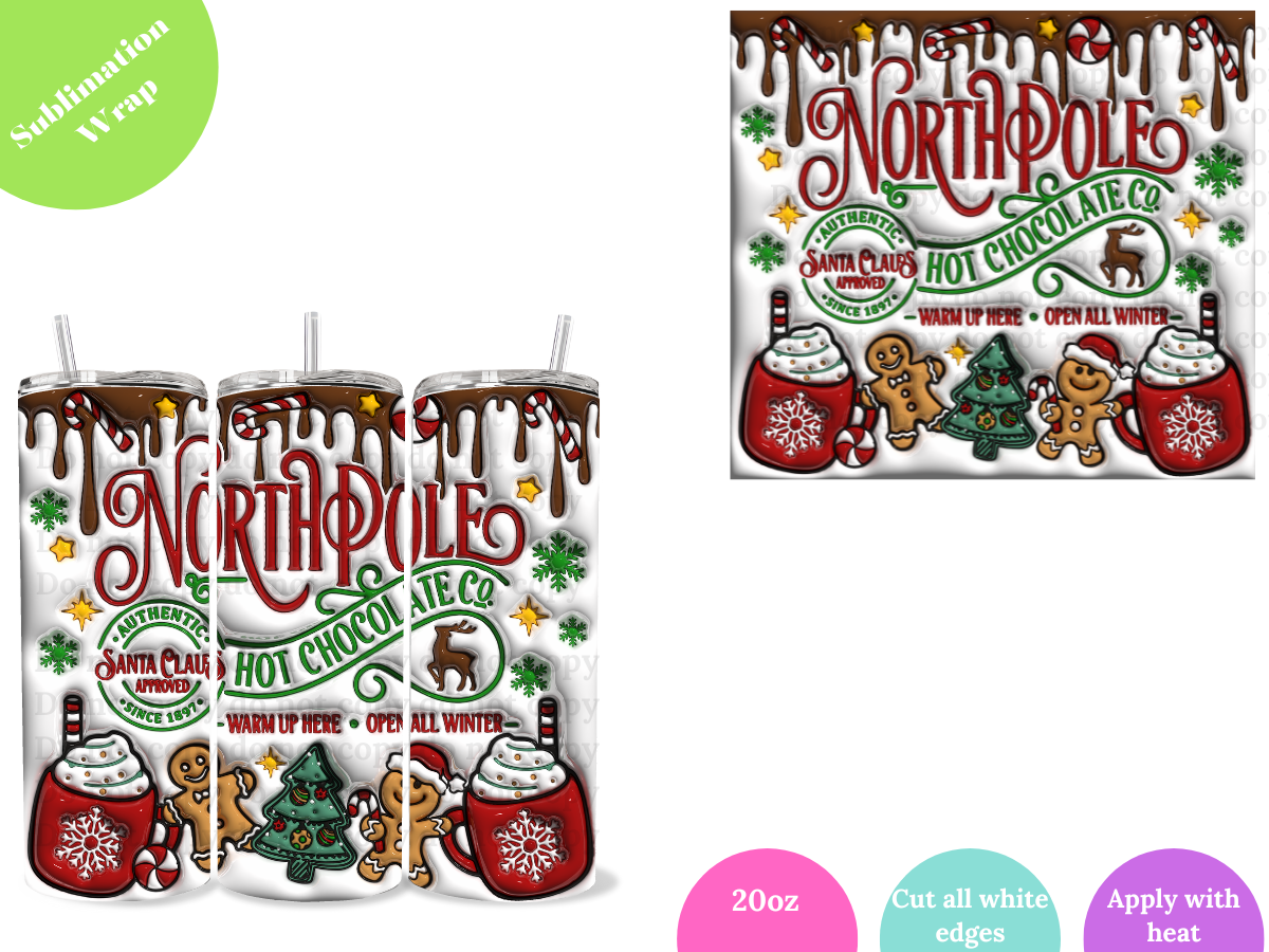 Northpole **20oz Sublimation Wrap**