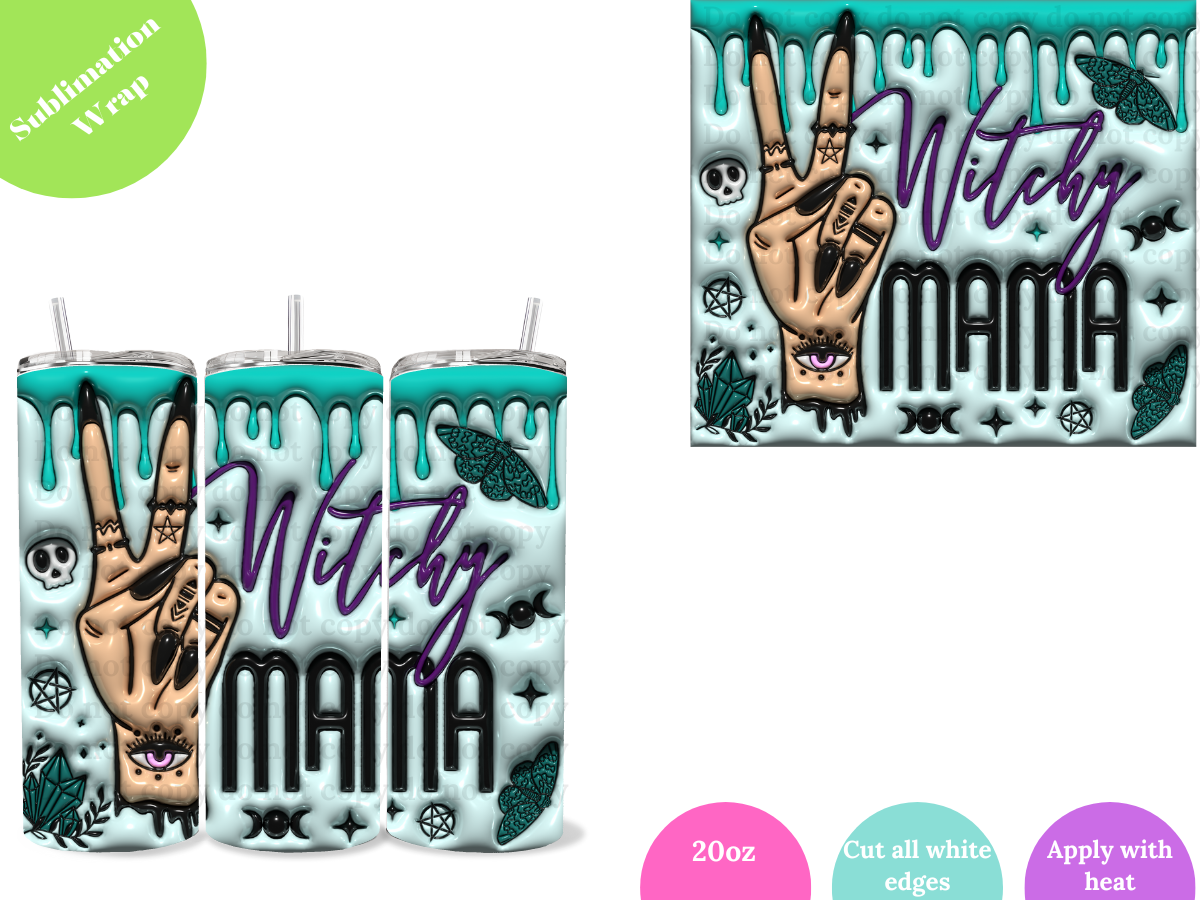 Witchy Mama **20oz Sublimation Wrap**