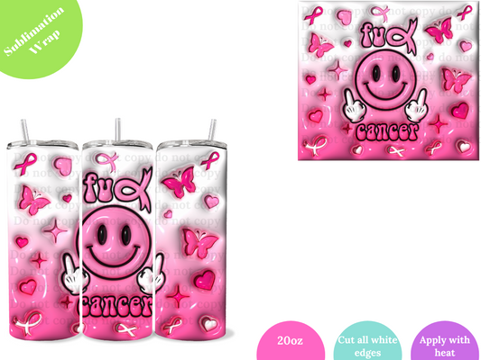 FU Cancer **20oz Sublimation Wrap**