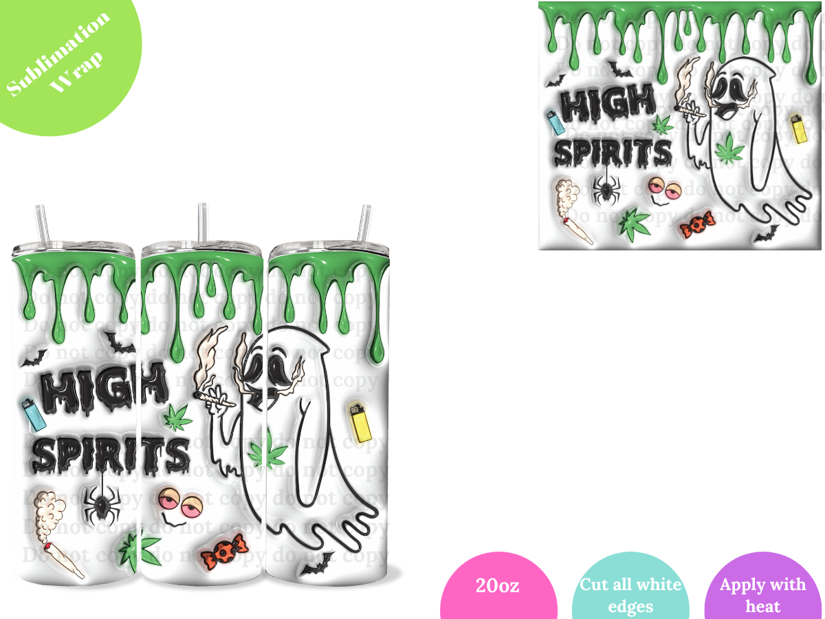 High Spirits **20oz Sublimation Wrap**