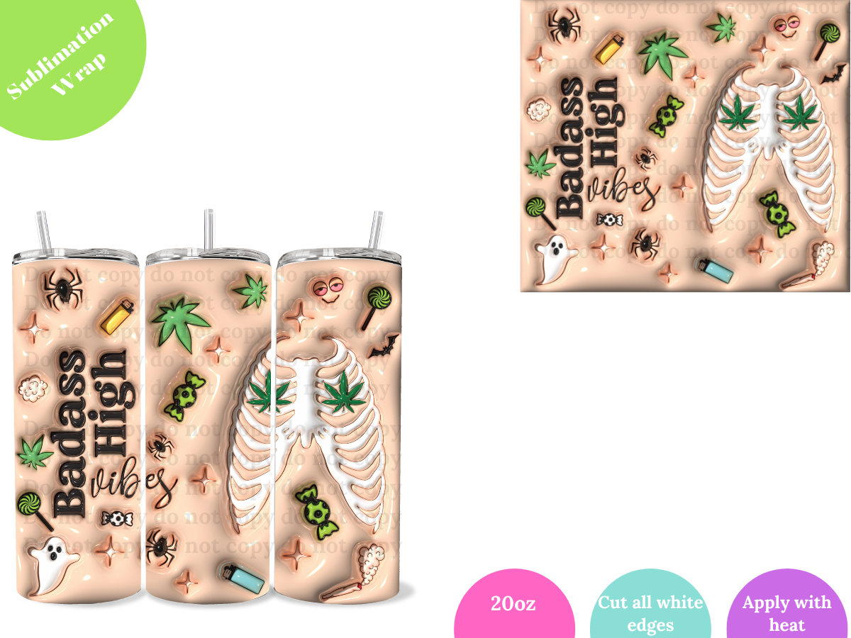 Badass High **20oz Sublimation Wrap**