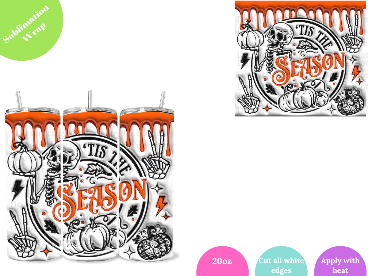 'Tis the Season **20oz Sublimation Wrap**