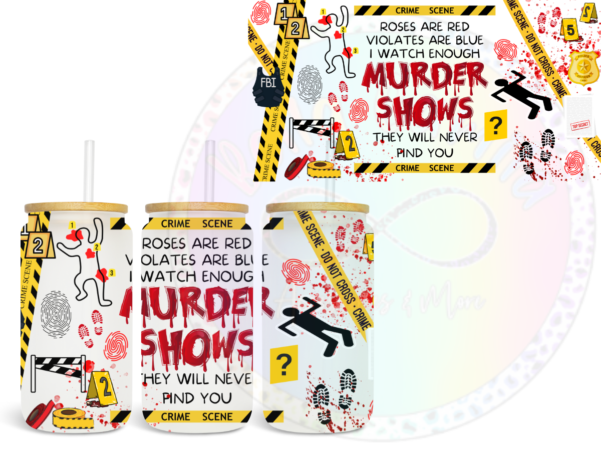 Murder Shows UV DTF Wrap