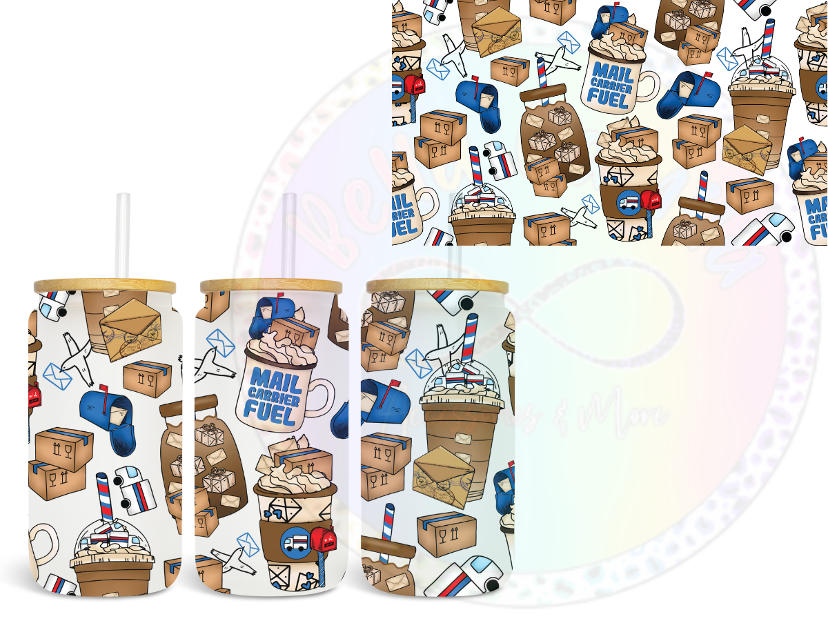 Mail Carrier Fuel UV DTF Wrap