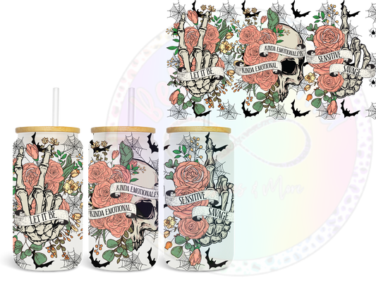 Kinda Emotional UV DTF Wrap