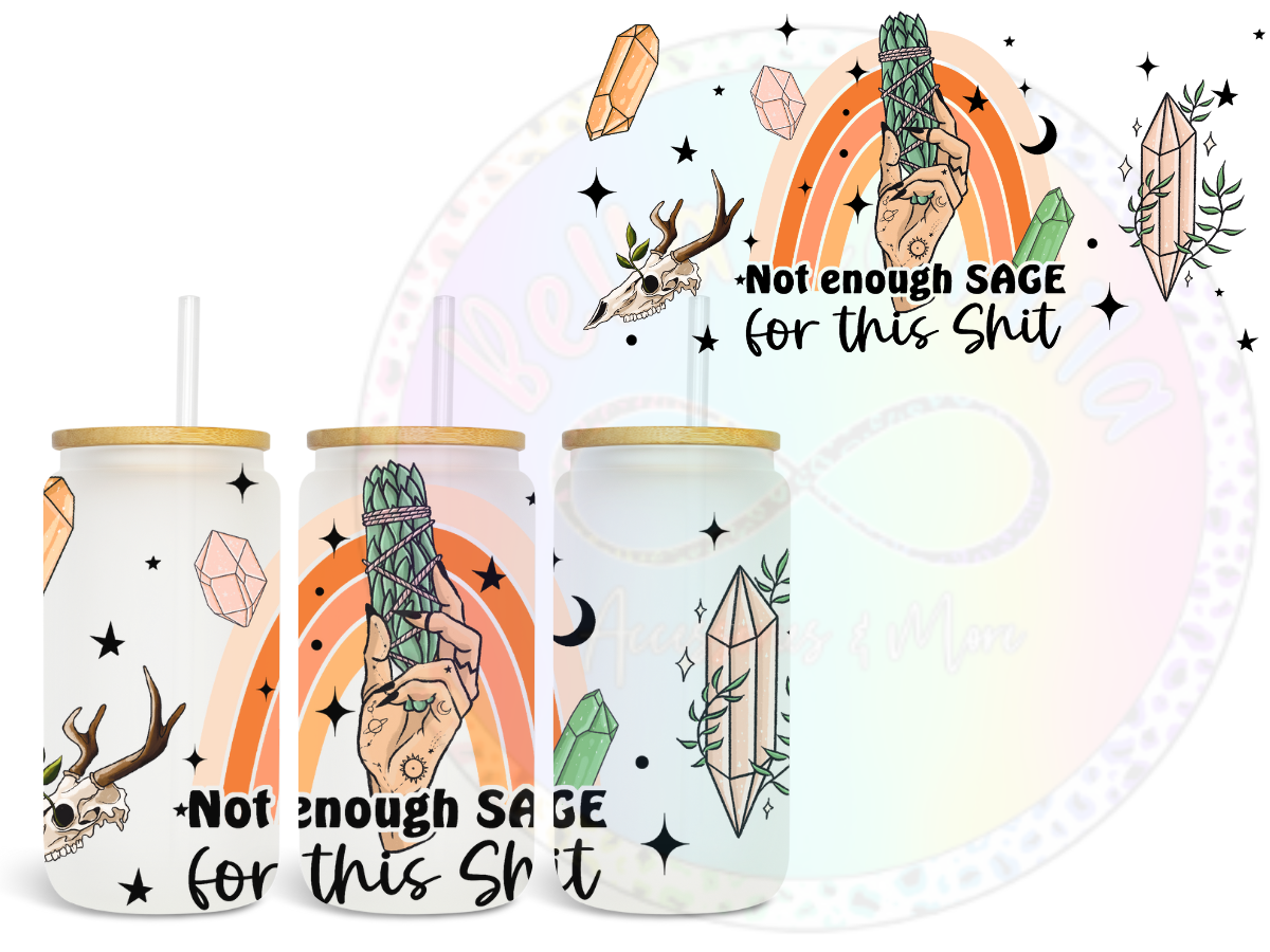 Not Enough SAGE UV DTF Wrap