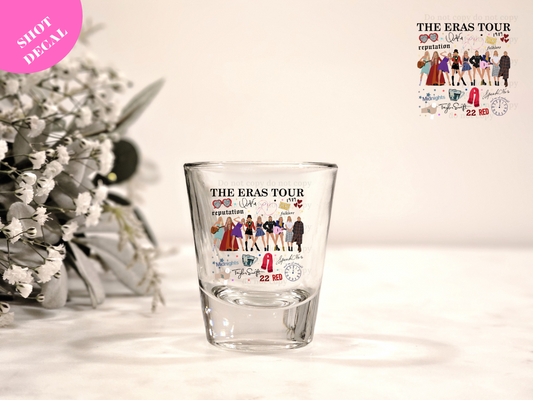 The Tour UV DTF Shot Decal