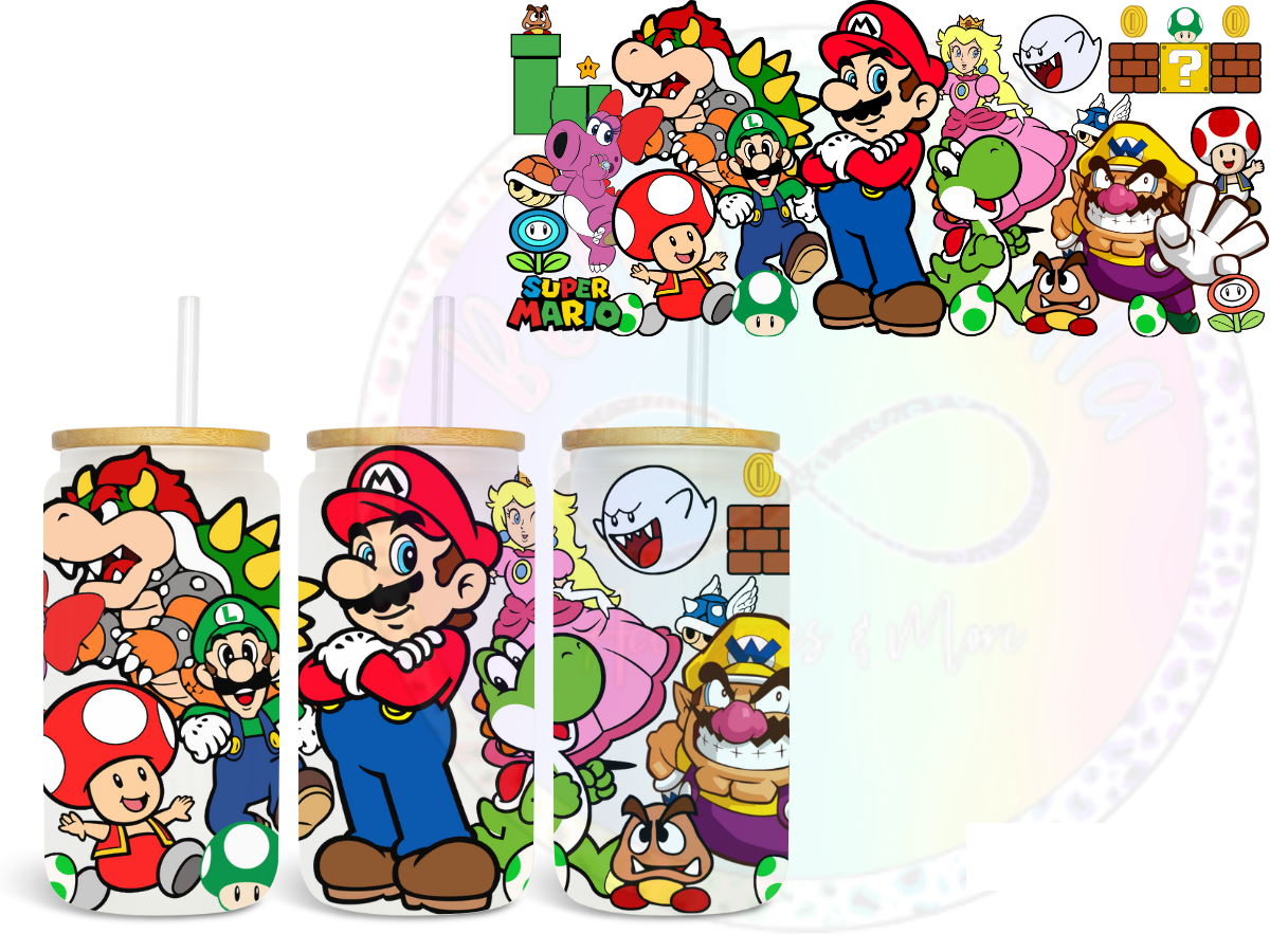 Mushroom World UV DTF Wrap