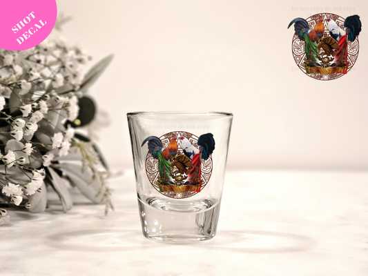 Gallos UV DTF Shot Decal