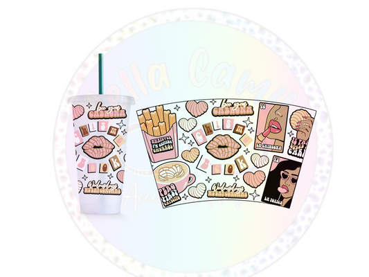 Chisme Book - 24oz UV DTF Cup Wrap