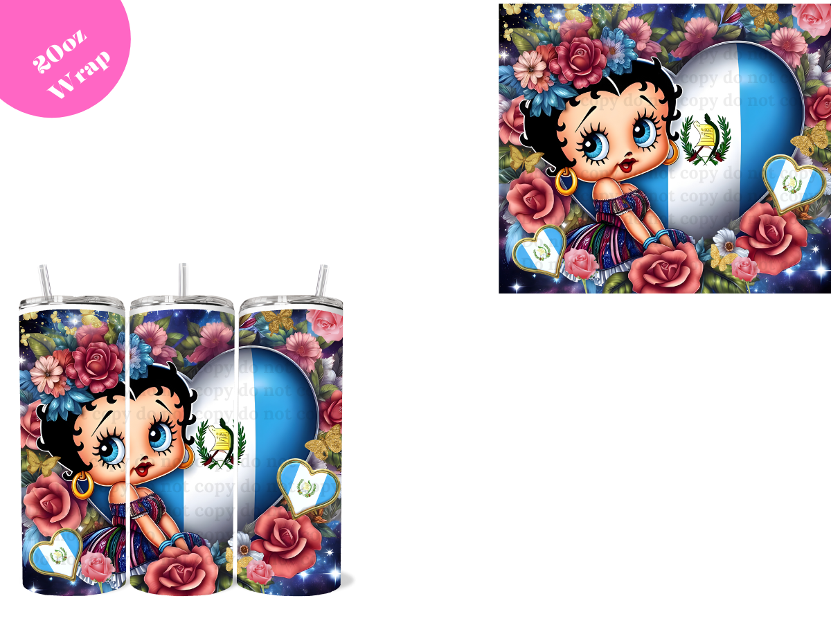 Guatemala Doll *20oz Sublimation Wrap*