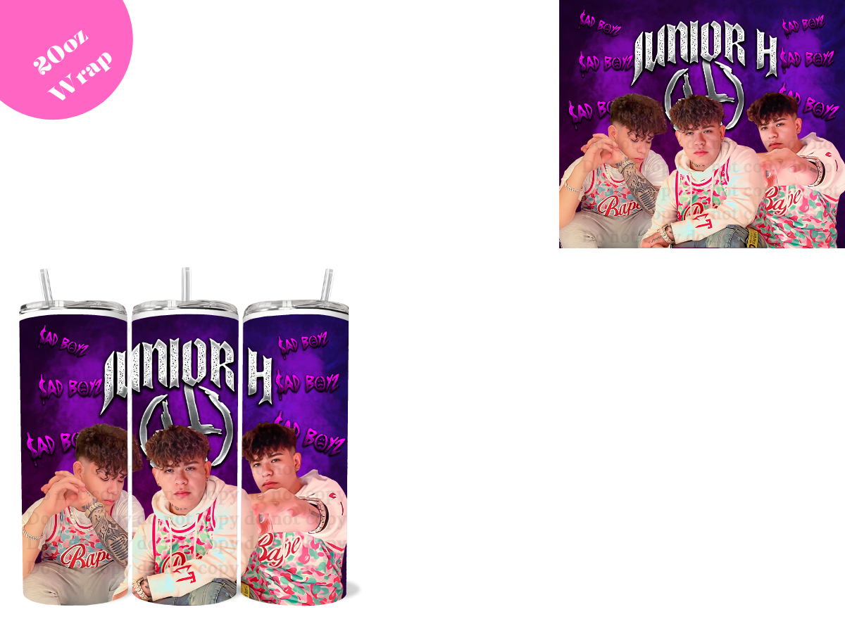 Junior H *20oz Sublimation Wrap*