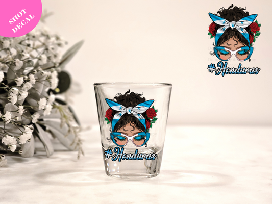 Honduras UV DTF Shot Decal