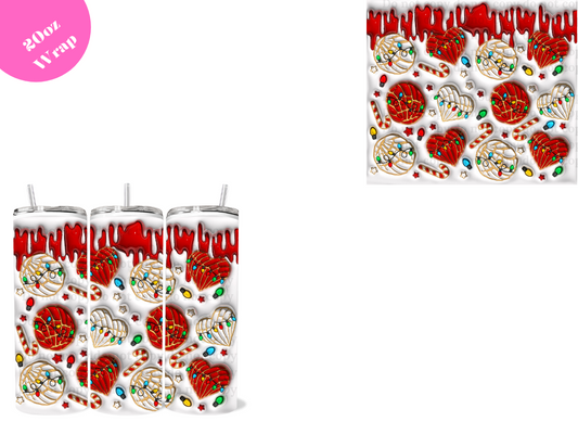 Xmas Conchitas *20oz Sublimation Wrap*