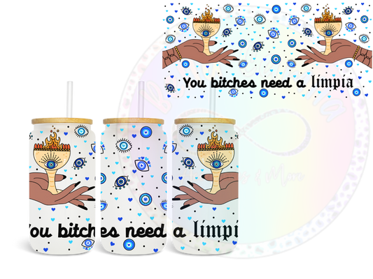 You need a limpia UV DTF Wrap