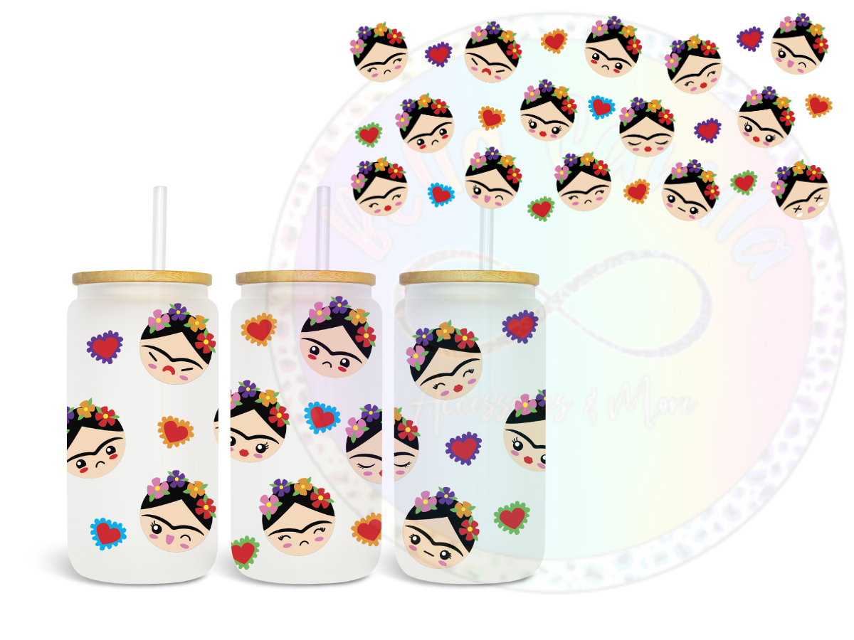 Frida Caritas UV DTF Wrap